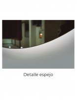 Espejo baño circular detalles