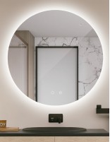 Espejo baño circular ambiente