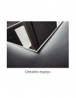 Espejo para baño con luz detalles