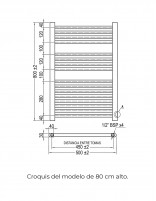 Secatoallas eléctrico negro croquis de 80