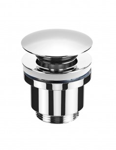 Válvula desagüe click clack modelo CROMADO de Aquassent