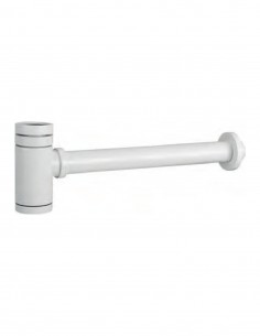 Sifón desagüe lavabo - blanco redondo de Imex