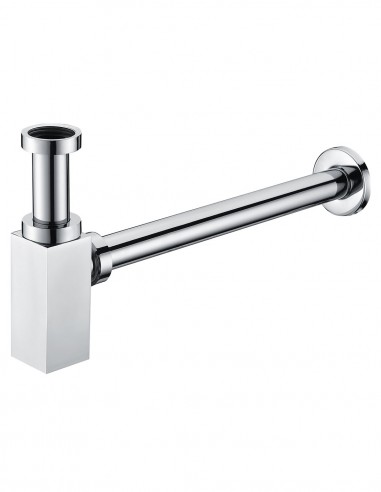 Sifón cromado lavabo