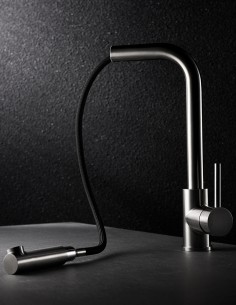 Grifo cocina acero inoxidable ambiente