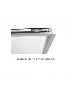 Mampara de ducha Twenty GME modelo frontal y lateral fijo 2