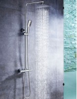 Columna ducha barra extensible termostática ambiente