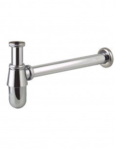 Sifón redondo cromado 2