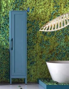 Columna de baño rústica modelo TOSCANA de Coycama acabado roble natural 2