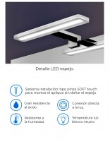 Aplique LED detalles