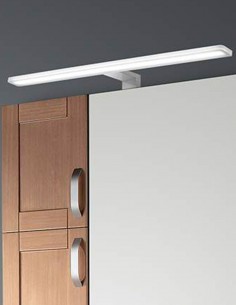 Aplique LED espejo baño encendido