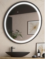 Espejo de baño negro ambiente negro