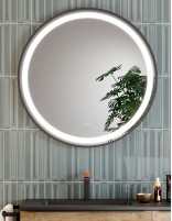 Espejo de baño negro