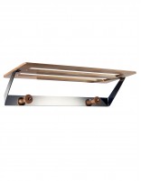 Toallero baño de madera