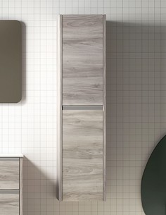 Mueble columna baño roble natural 2