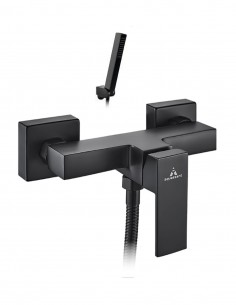 Grifo ducha negro modelo Luxor de Aquassent