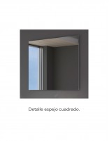 Mueble baño 120 cm modelo AZO espejo liso