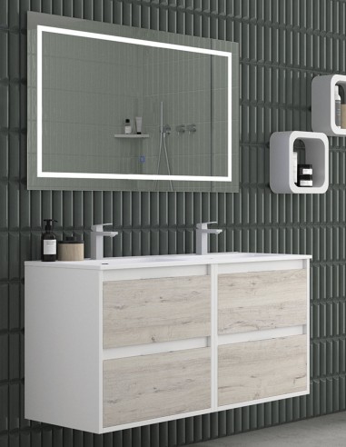 Mueble baño 120 cm modelo AZO decapé