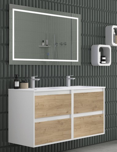 Mueble baño 120 cm modelo AZO gold