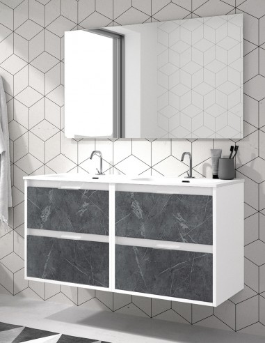 Mueble baño 120 cm modelo AZO marquina
