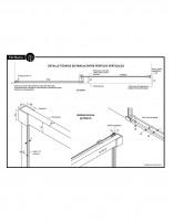 Mampara de ducha negra mate detalle perfilería