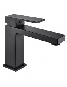 Grifo para lavabo negro mate