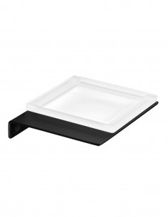 Jabonera negra modelo PLEXO de PyP