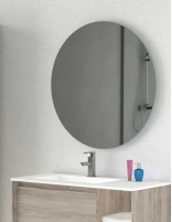 Espejo redondo de lado