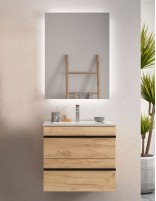 Mueble baño con lavabo suspendido 60/70 cm