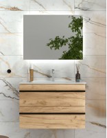 Mueble baño con lavabo suspendido modelo BORN de Salgar