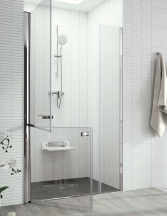 Mampara de ducha para personas mayores o con movilidad reducida modelo Sensi de Kassandra