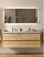 Mueble baño suspendido 140 modelo BEQUIA de Salgar