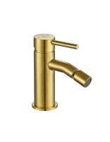 Grifo bidé orientable oro cepillado