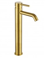 Grifo lavabo alto oro titanio - LIKE de Aquassent