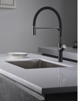 Grifo cocina flexible back gun metal SENA de Imex ambiente