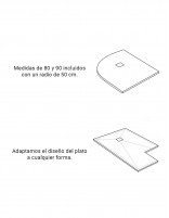 Medidas plato de ducha de Duplach