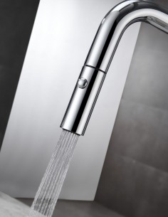 Grifo cocina caño alto cromo  modelo NIZA de Imex ambiente 2