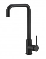 Grifo cocina caño curvo negro mate modelo Loira de Imex