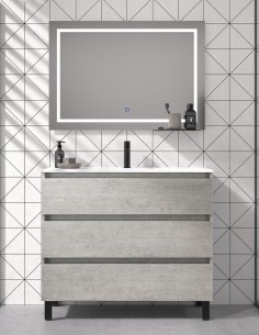 Mueble de baño patas negras icement
