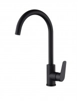 Grifo moderno para cocina negro mate modelo Bélgica de Imex