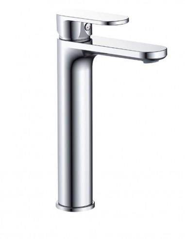 Grifería lavabo alto cromo modelo Aura de Lluvibath