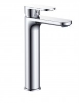 Grifería lavabo alto cromo modelo Aura de Lluvibath