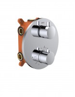 Ducha empotrada termostática cromo modelo Round de GME