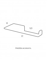 Portarrollos negro croquis