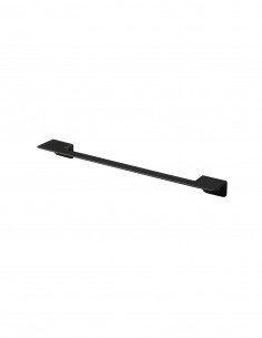 Toallero negro barra modelo ARGOS de PyP de 40 cm