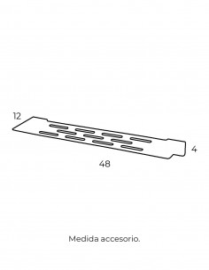 Repisa negra modelo ARGOS de PyP 2