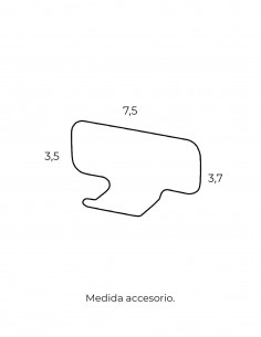 Percha negra modelo ARGOS de PyP 2