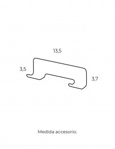 Percha doble negra - ARGOS de PyP 2