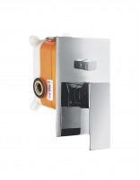 Kit ducha empotrada monomando cromo modelo Orion de GME