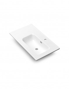 Lavabo desplazado 80 cm modelo ONIX izquierda 2