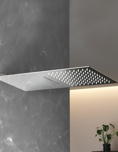 Rociador extraplano Inox - con efecto lluvia y efecto cascada de GME